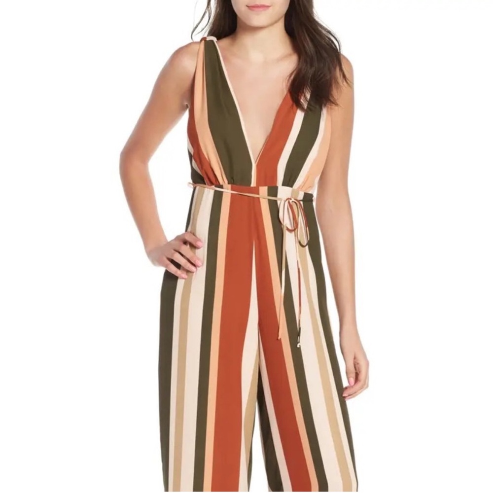 Striped Jumpsuit - Picture 3 of 7